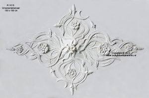 authentiek Silberling Jugendstil ornament